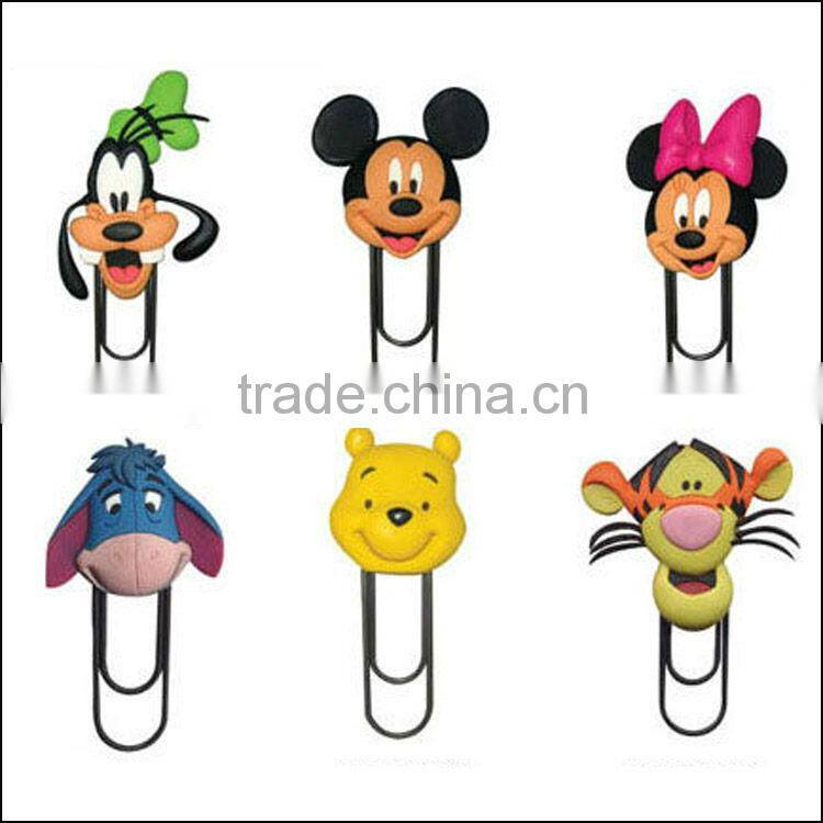 Cute design promotional gift paper clip bookmark