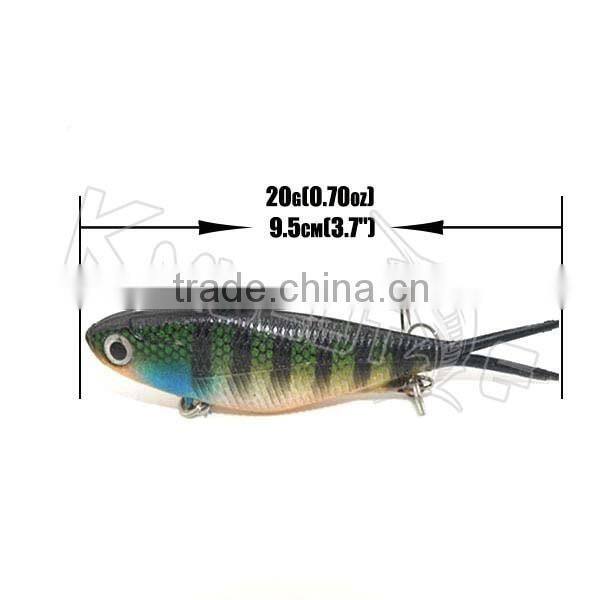 new fishing lure sinking plastic soft vibe hook lures , lead jig bait,metal jigging lure