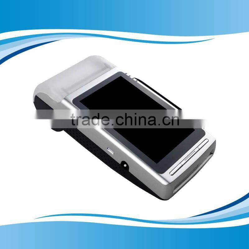 Android smart touch pos terminal handheld with thermal printer RFID card reader GC068