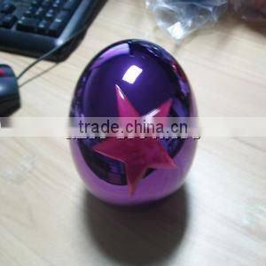 Factory made vacuum forming gold ABS plastic christmas ball