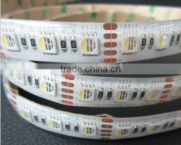 5050black PCB 24V LED lght Strip 5050s RGB W LED Strip 5050 120LEDs, 12V 24V available, Waterproof