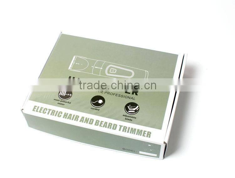 China professional rechargeable hair trimmer adjustable sharpener hair clipper blades 213