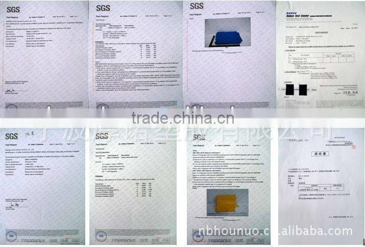 fluorescent PVC coated polyester reflective fabric for rain coat safety vest warning triangle