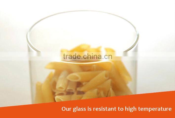 Customized Clear Fancy Water Glass Bottle Glass Jar