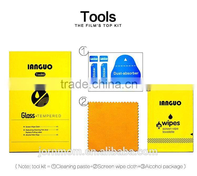 LANGOU for mobile phone Plastic tempered glass film for Samsung W990 screen protector