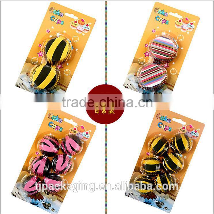 Cupcake cup with PVC holder pack / baking cake cups