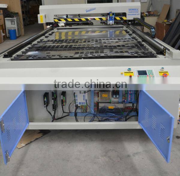 CO2 150/200W co2 laser cutting bed cut thin metal(0.5--2mm ss or cs) and nonmetal(like 25mm acrylic)