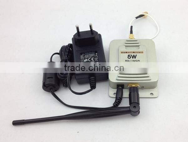Waterproof indoor usage 5W wifi signal booster Long distance coverage high power 5W wifi amplifier