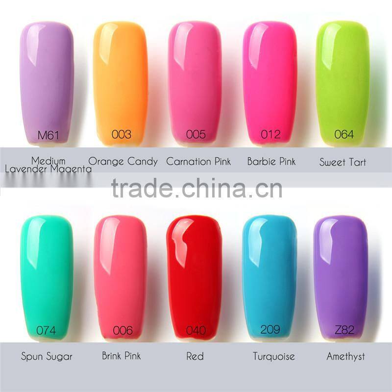 Acrylic one step gel thermal oil based top coat nail polish private label