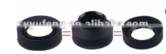 62mm 3-in-1 lens hood 3-Stage Collapsible Rubber Camera Lens Hood