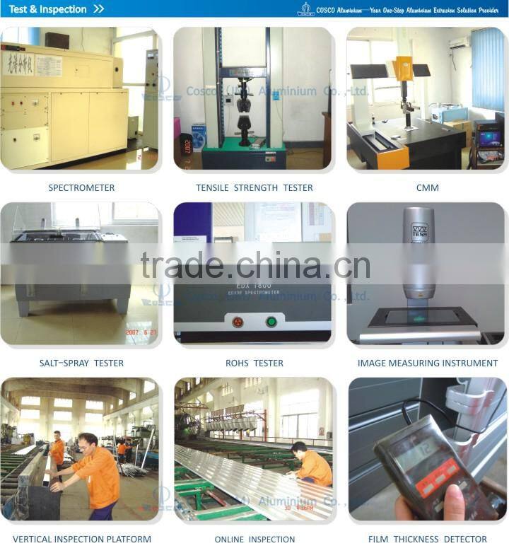 2015 Extruded aluminum profiles prices