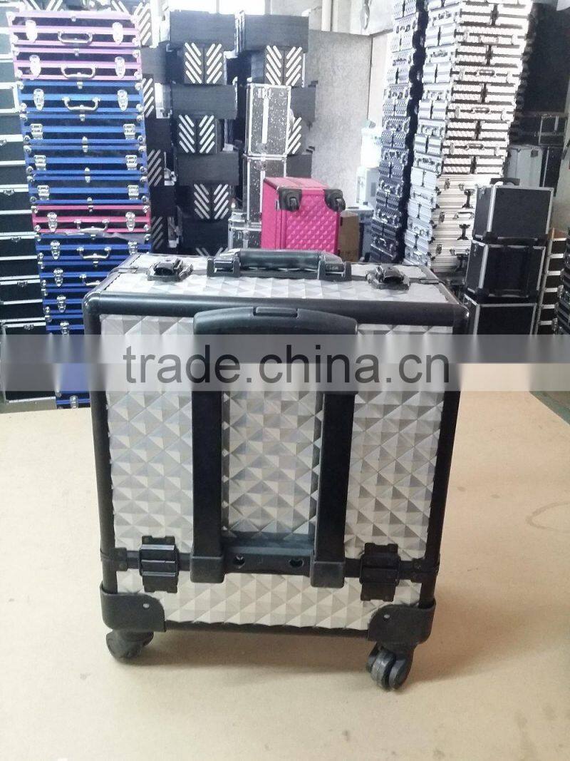 360 degree trolley vanity beauty case