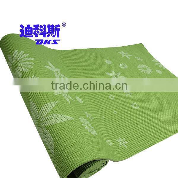 Flower Printed Yoga Fitness Mat TPE NBR PVC Yoga Mat