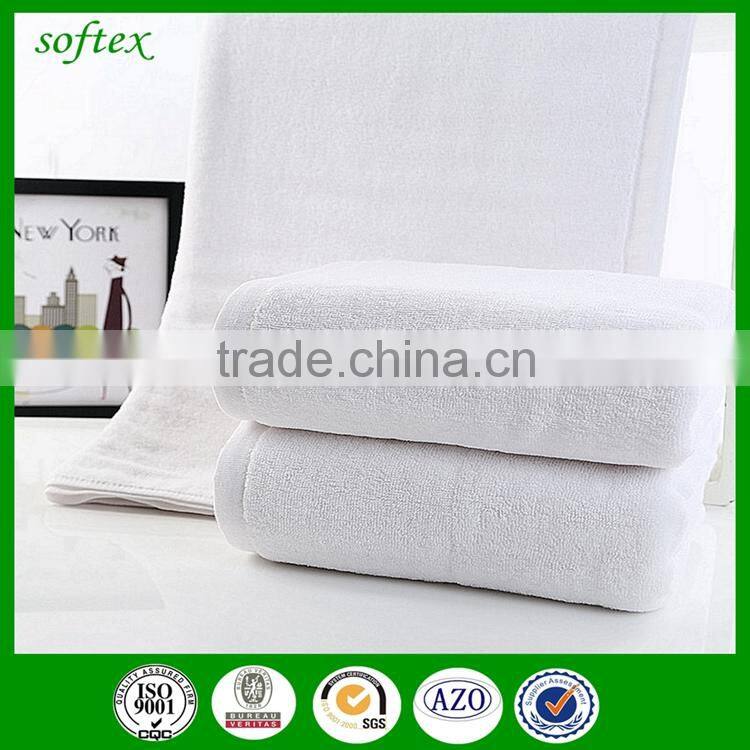 white color towels hotel bath towel white