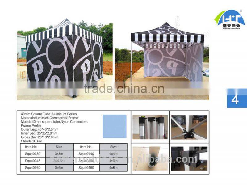 3x4.5m dye sublimation printed folding tent for outdoor events