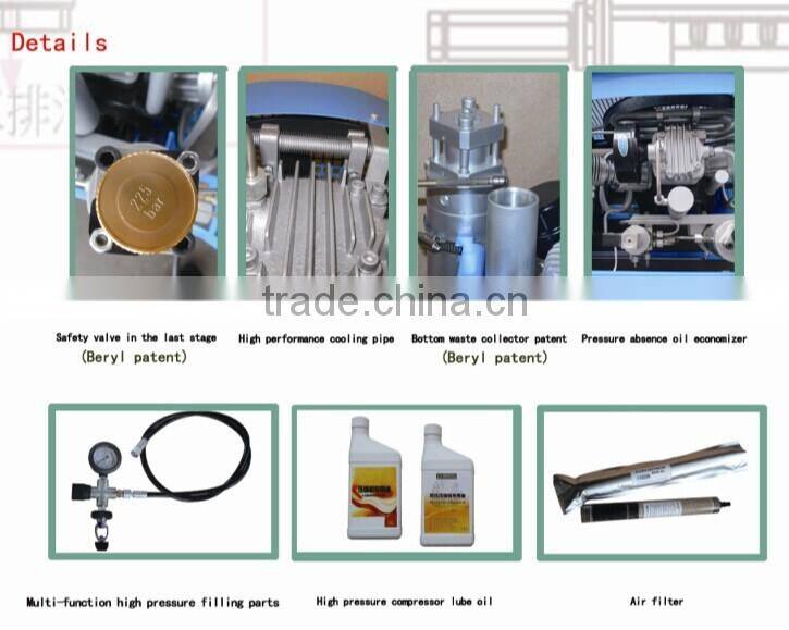 PRBW400 30MPa and 400L/Min Scuba Diving and Breathing Air Compressor