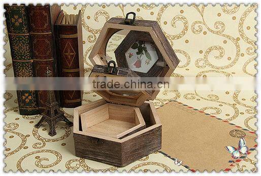 Polygon wooden box