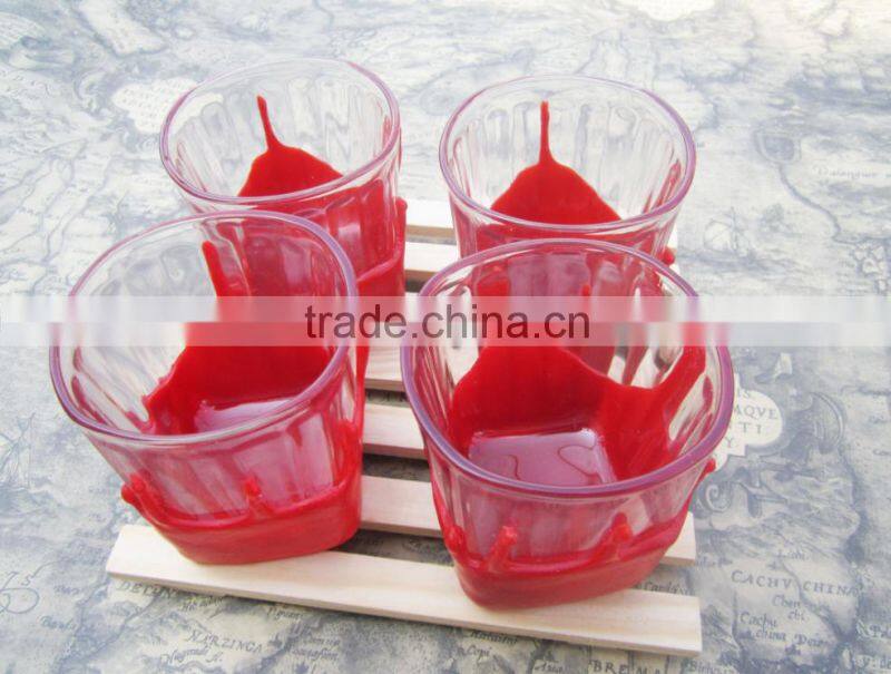 Decorative Burgundy Sealing Wax Block For Water Glass/Cup