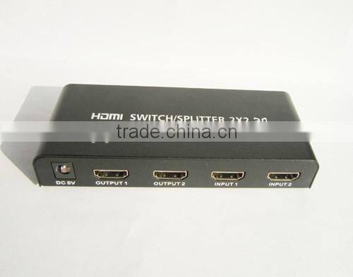 hdmi splitter 2 in 1 out 3D 1080p