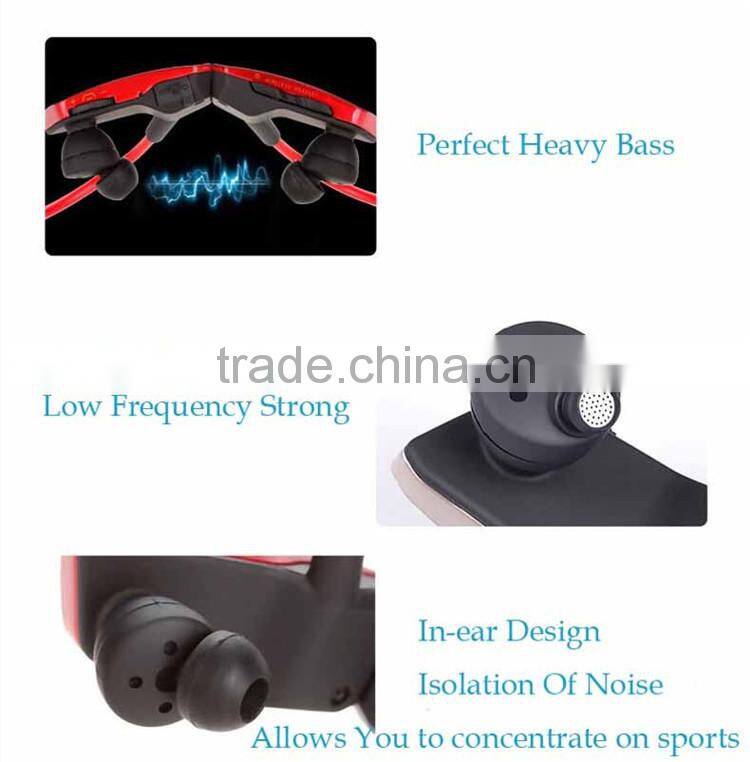 B97 Wireless Bluetooth Headset Stereo Heavy Bass Handsfree Sport Earphone MP3 Media Player For Smartphone Sweatproof