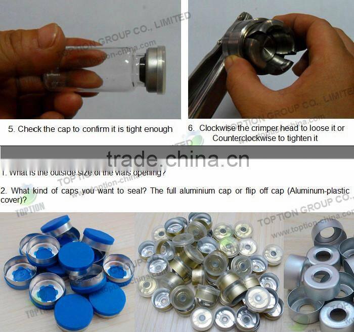 13~20mm Flip Off Cap Seal Vial Crimper