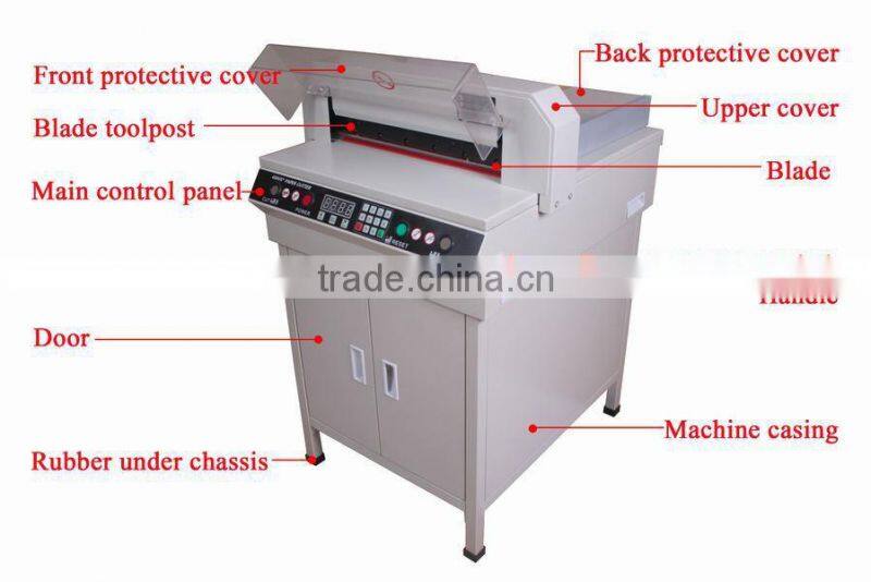 Professional manufacturer WD-450VSG+ Numerical-Control 450mm paper cutter