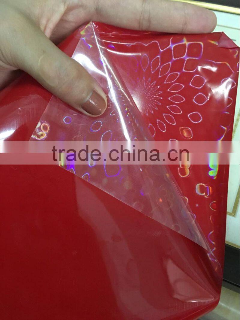 red color laser PU heat transfer vinyl