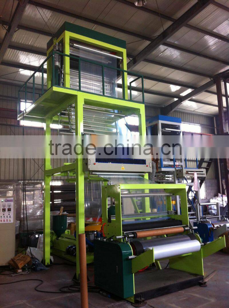 Film Extruding Machine Blowing Plastic Film,two colors film blowing machine in China