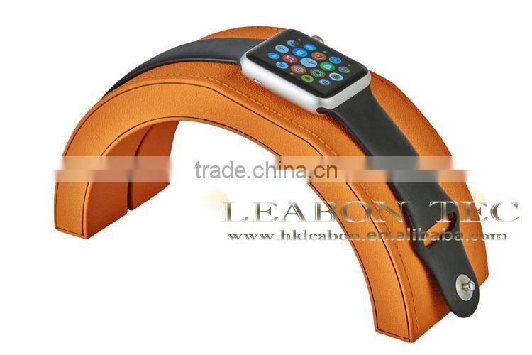 Shenzhen Factory Price leather Watch Stand for Apple Watch Stand Holder