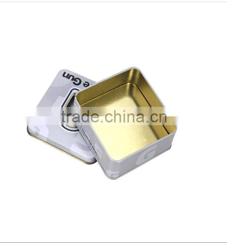 Factory direct sale CMYK printing tin coffee packaging container