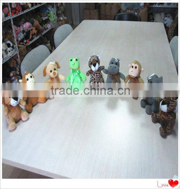 Plush animal toy of puppet handmade