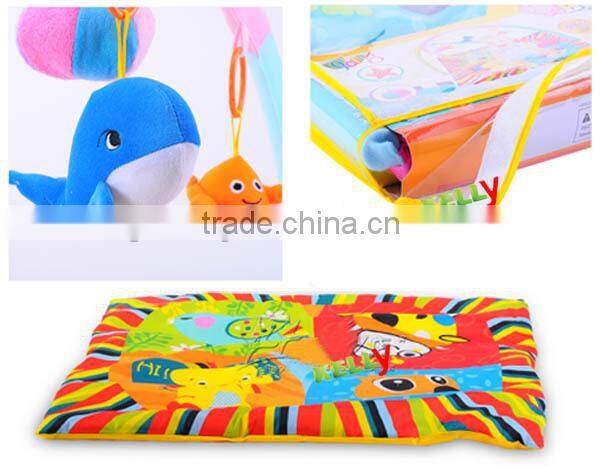 Hot Selling Soft Baby Mats with Frame & Marine Animals Toys