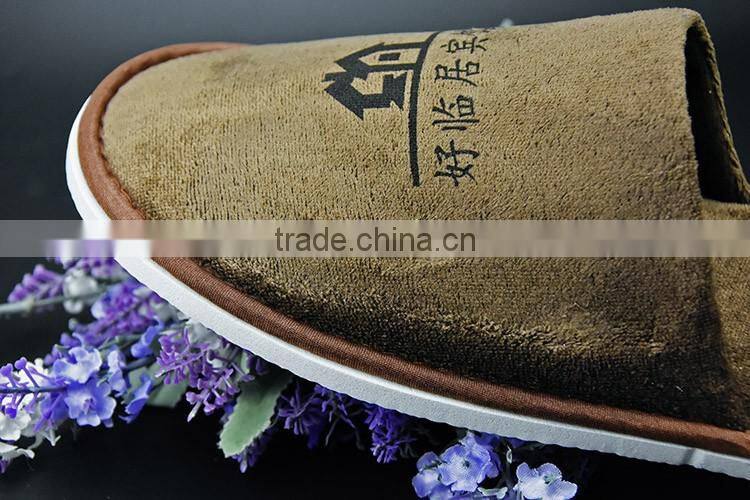 Hot selling custom hotel slippers spa eva slippers hotel