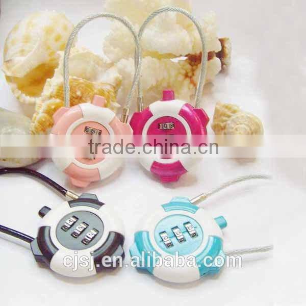 CJSJ Top Security Padlocks Cute New Combination Cable Lock