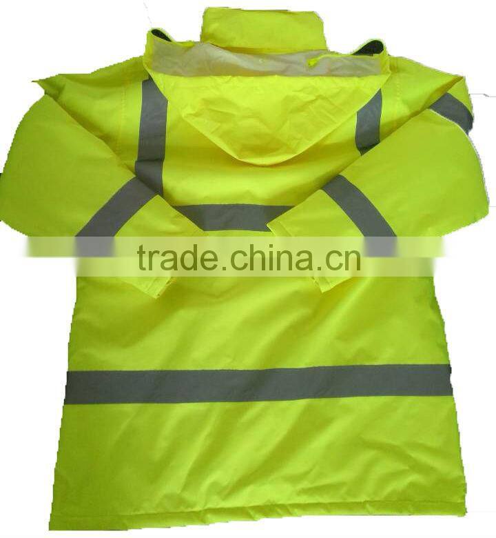 High visibility EN20471 safety lamb fleece jacket