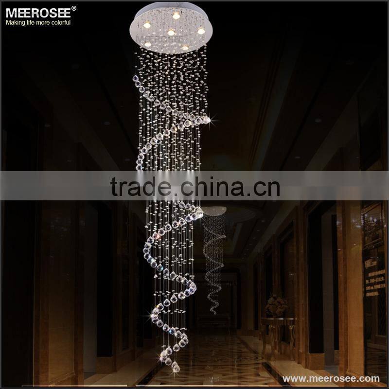 China Supplier Decorative Long Ceiling Lihgt Modern Lighting Crystal for Staircase MD2365