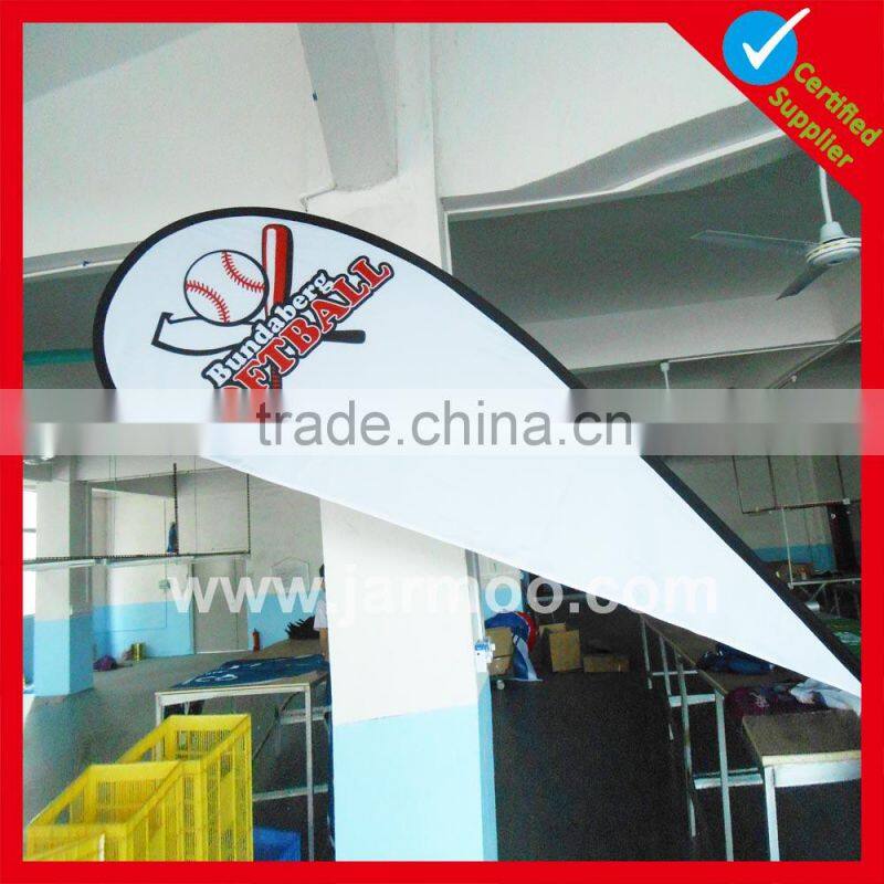 Various waterproof teardrop banners