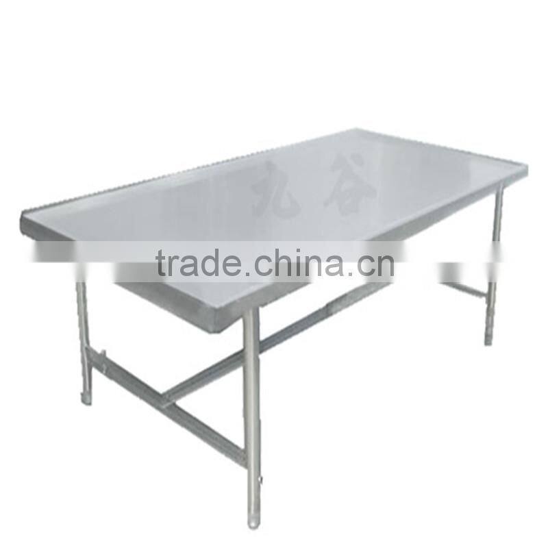 new modern design dining table/hot selling stainless steel table