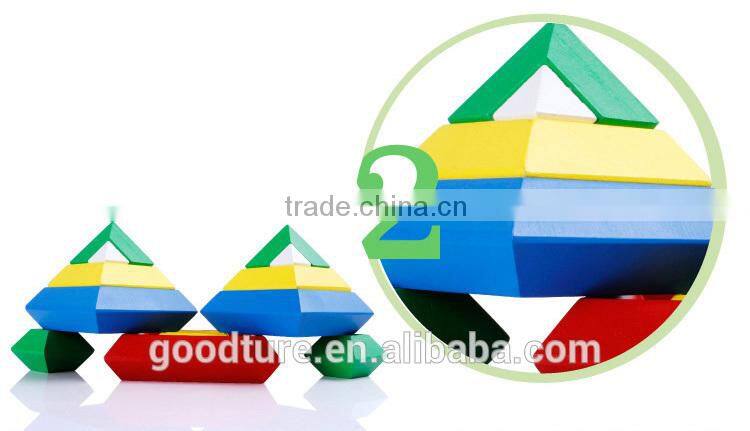 Wooden Magic Tower Intelligent Stacking Bricks