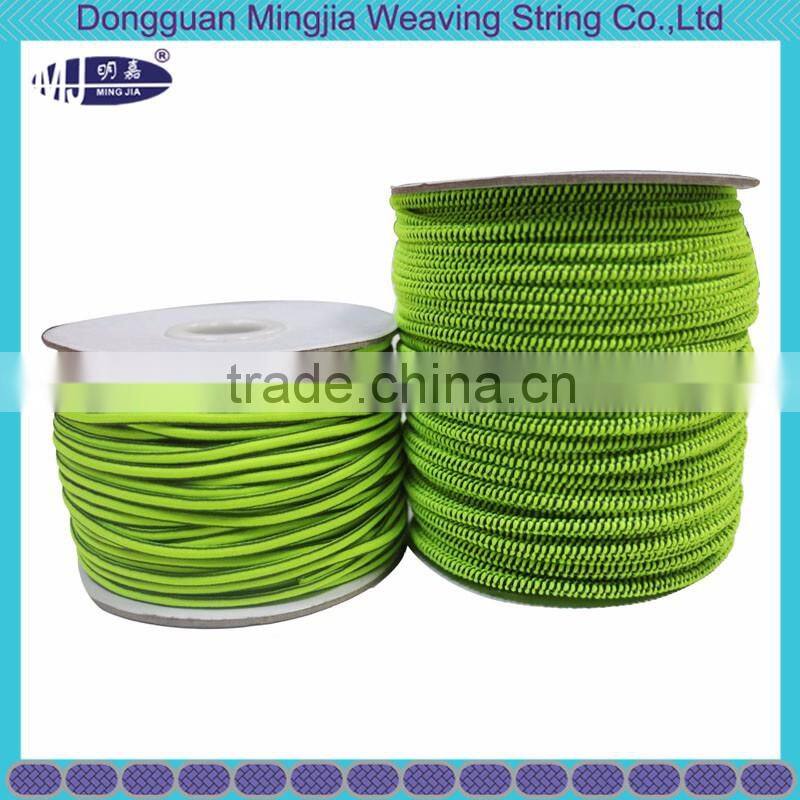 3mm elastic string,stretch round elastic cord, polyester ruber bungee cord