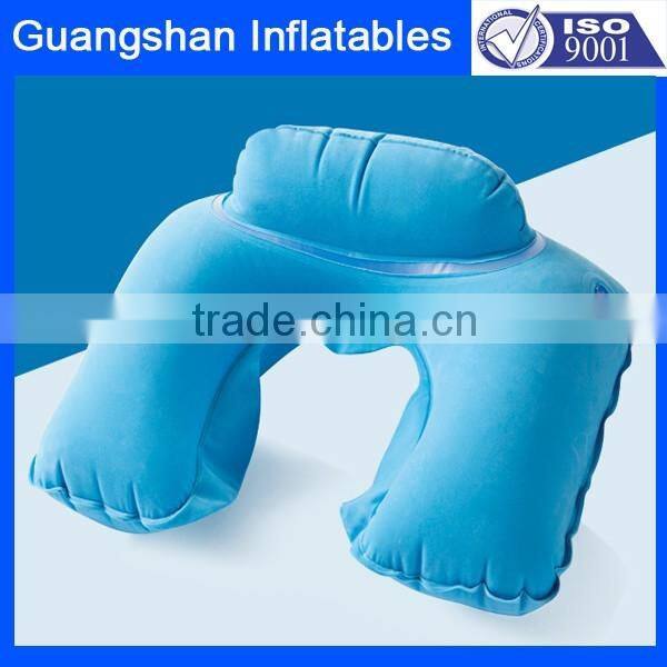 TPU Coating Inflatable Camping Travel Neck Soft Pillow