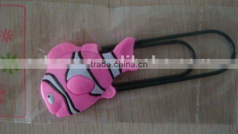 custom cheap cartoon plastic bookmark