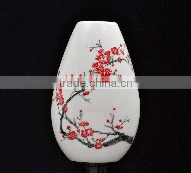 porcelain lamp shade , ceramic lamp holder