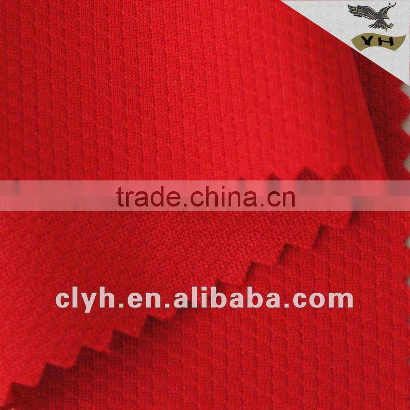 Polyester sweat resistant sportswear wicking fabric