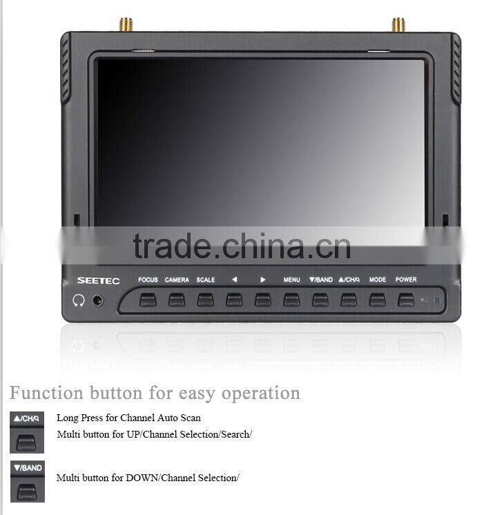 7 inch fpv radio transmitter mini camera rc hexacopter airplane uav lcd wireless monitor smart drone