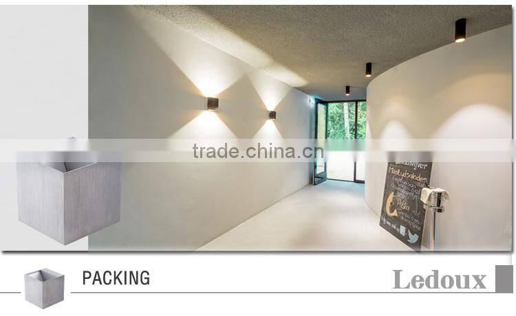 Adjustable/Unique/Hot sale modern indoor up and down wall light/led indoor up and down wall light