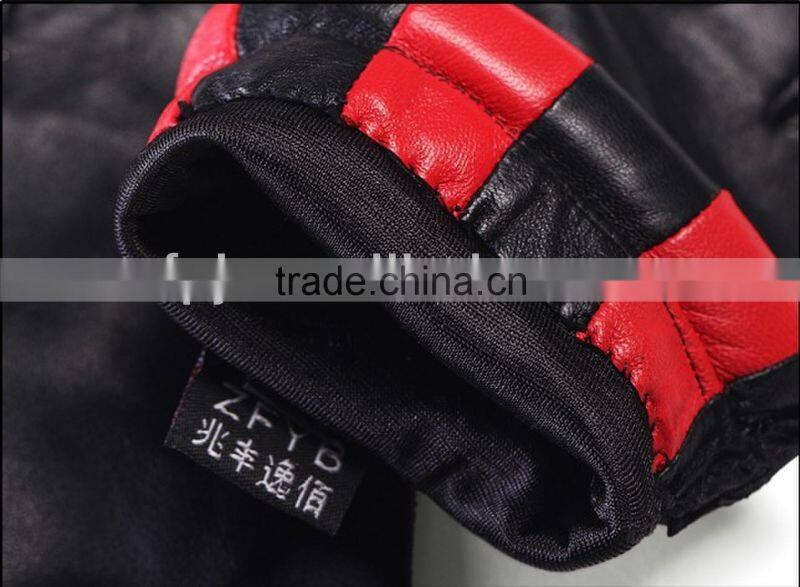 ladies warm fashion top goat leather dressing/dress gloves