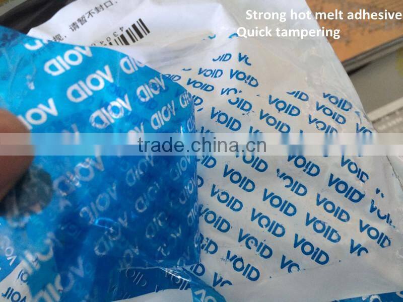 Bag sealing tape security bag tapes