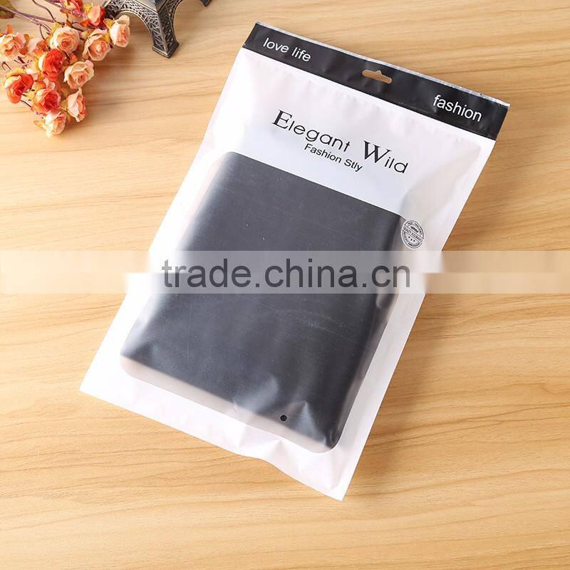 Custom printed women/men underwear packaging pouch bag with ziplock