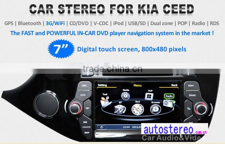 Car gps navigation car dvd player multimedia android car mp3 player gps navigator forkia Ceed